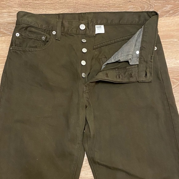 Levi's Other - Vintage Levi’s 501 XX Jeans Men 32x34 Green Denim Pant Button Fly Y2K Workwear
